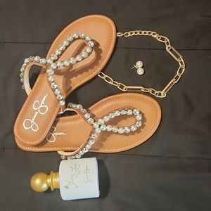 Jessica simpson pearl sandals